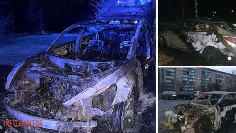 Поджигал машины у домов: в Кривом Роге задержали 16-летнего парня