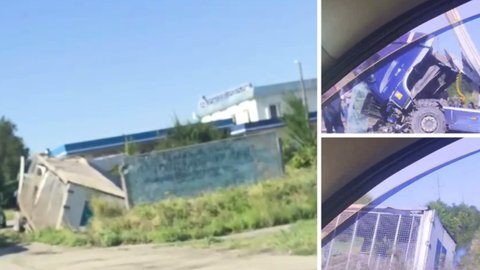 У Підгородньому вантажівка DAF з'їхала у канал