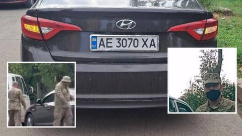"Ви виходите чи я б'ю скло": у Кривому Розі в прямому ефірі люди у формі витягли таксиста з машини та "задули" його балончиком