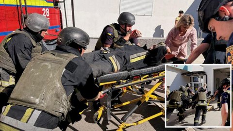 У Нікополі ворог повторно вдарив по рятувальниках: є постраждалі
