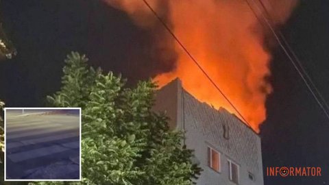"Удар по поліклініці в Павлограді": Зеленський підтвердив, що в області палає лікарня