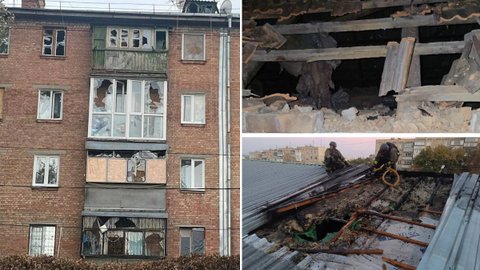 Враг атаковал три района Днепропетровской области дронами почти 20 раз: есть пострадавший, повреждены дома, магазин и автосервис