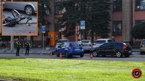 У Дніпрі на проспекті Науки Nissan збив велосипедиста
