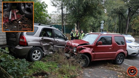 У Дніпрі на Щепкіна зіткнулись Suzuki та Kia: є постраждалий, працює слідчий з ДТП