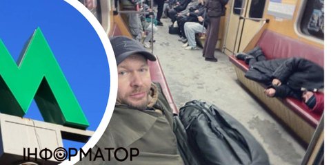 Положинський з Тартака приєднався до тусовки з безхатьком у метро Києва: їхав, як дядько