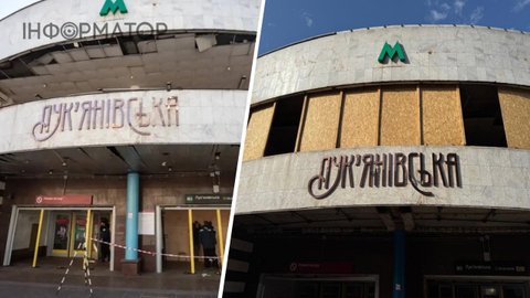 На Лук’янівській замінили 32 двері після 7 обстрілів: станція працює за новим графіком