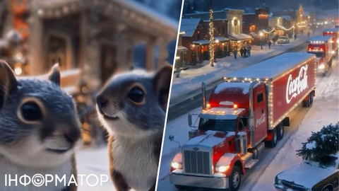 Coca-Cola представила різдвяний ролик: магію свята цілком відтворив ШІ