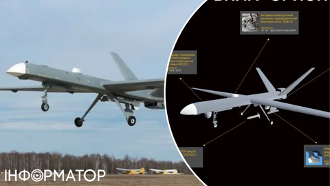 У Буданова показали, из каких компонентов состоит российский БПЛА Орион - половина из США