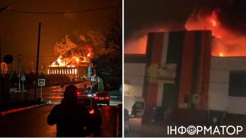 У Бєлгороді атака безпілотників, загорівся модний ТЦ