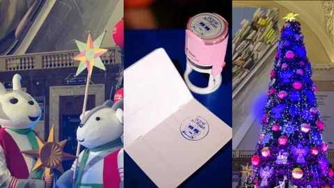 Протягом грудня Укрзалізниця пропонує приємні сюрпризи для малят на вокзалах Києва та Львова