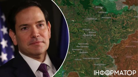 Рубіо заявив, що Україна та Росія зараз буквально воюють за 20% Донецької області