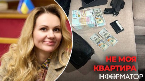 Скороход показала спальню після обшуків: каже, на фото НАБУ - не її квартира, не її гроші