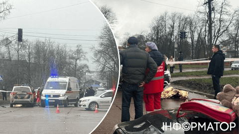 У Прилуках поліцейські збили людей на службовому авто: загинула дитина