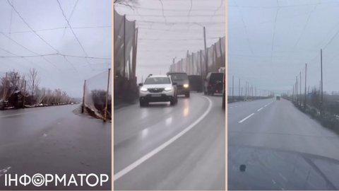 В сети выложили видео с трассы Славянск-Изюм: 40 км антидроновых сеток, но что-то пошло не так