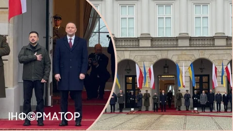 У Варшаві почалася зустріч Зеленського із президентом Навроцьким: докладна програма візиту