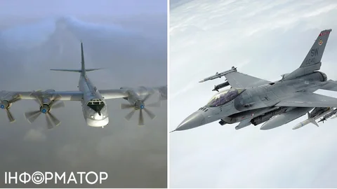 Бомбардувальники Ту-95МС зʼявилися біля узбережжя Великобританії, ще один літак РФ перехопили у Польщі