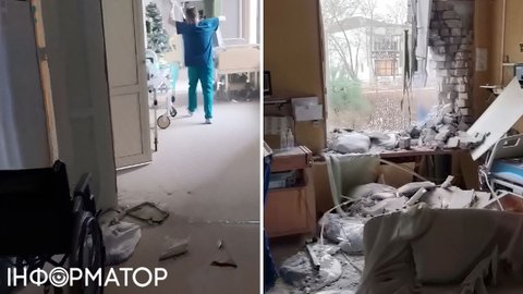 Росія вдарила по лікарні в Херсоні: поранені медпрацівниці та комунальник – відео наслідків
