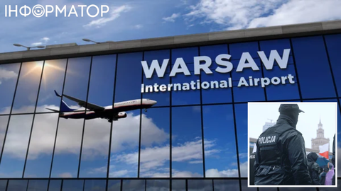 В аеропорту Варшави затримали українку через жартівливий напис на лобі: такі витівки небезпечні