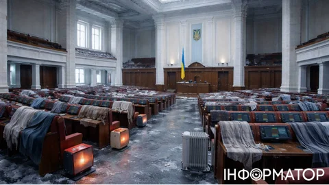 После обстрелов Рада осталась без отопления и воды: аппарат парламента работает дистанционно