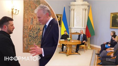 Зеленский встретился с Науседой: обсудили поддержку энергетики и военное сотрудничество