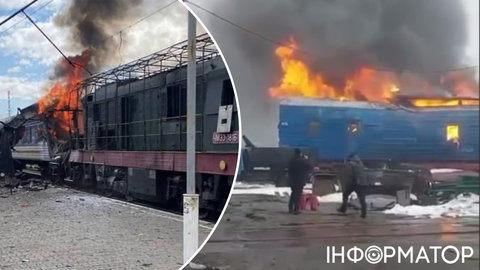 РФ весь день обстрілює залізничну інфраструктуру Дніпропетровщини: пошкоджені вагони та колії