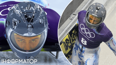 Гераскевич знову вийшов у шоломі із зображенням українських спортсменів, яких вбила РФ: напередодні МОК заборонила його вдягати