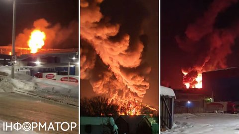 Спалахнула нафтобаза: у Псковській області повідомляють про атаку дронів