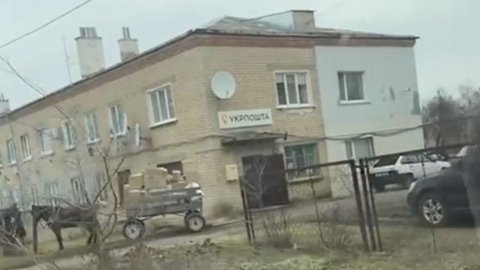 Ігор Смілянський розповів, що робив кінь біля відділення Укрпошти