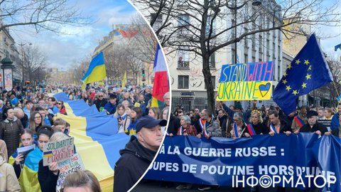 У світі пройшли марші солідарності з Україною до річниці вторгнення РФ