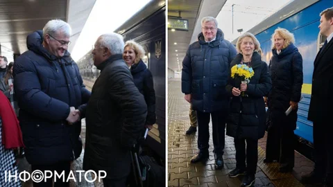 Урсула фон дер Ляєн та Антоніу Кошта прибули до Києва в роковини вторгнення