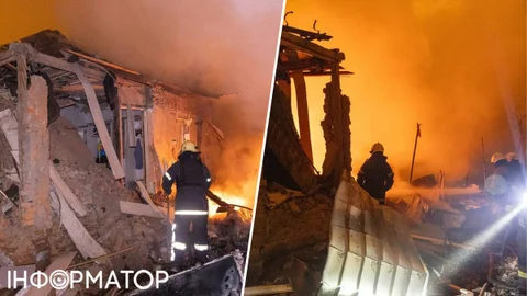 Нічна атака на Харків: пошкоджено будинки, газогін, є поранені