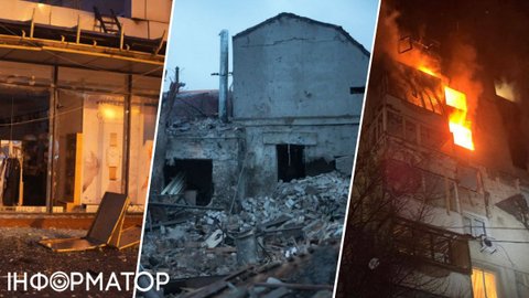 Обстріл Запоріжжя: дев’ятеро поранених, пошкоджено багатоповерхівку та торгівельні центри