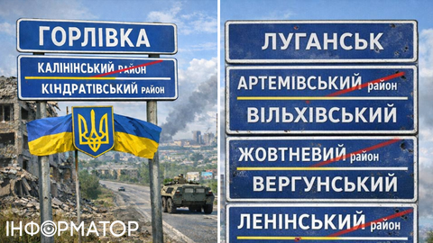 Деколонізація Донбасу: у Донецьку та Луганську перейменували райони