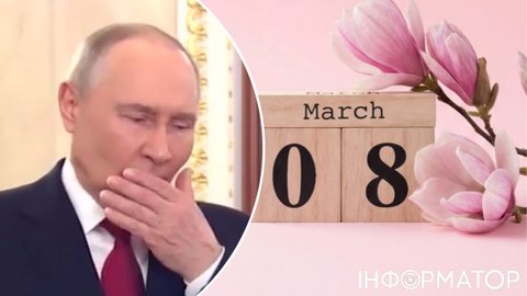 В Кремлі видали невдале вітання Путіна з 8 березня: ледь не задушився кашлем