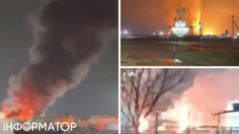 Дроны ударили по нефтебазе в Краснодарском крае: вспыхнул пожар