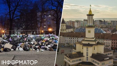 У Івано-Франківську кілька днів не вивозили сміття через відсутність броні у комунальників