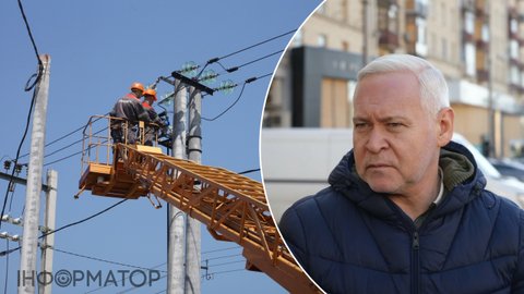 Росія двічі вдарила по підстанції в Харкові, частина міста без світла - Терехов