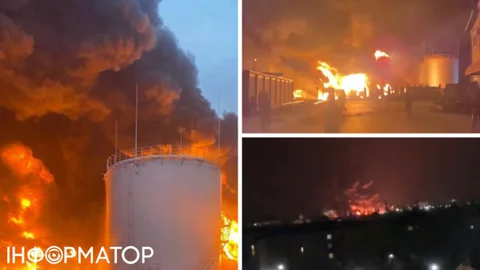 Безпілотники атакували Краснодарський край РФ: вибухнула нафтобаза