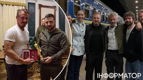 Шон Пенн пропустил Оскар и приехал в Киев: Зеленский назвал его настоящим другом Украины
