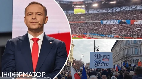 У Польщі освистали президента Навроцького на футбольному матчі: протести в країні посилюються