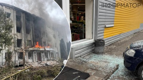 РФ вдарила дроном по будівлі ТЦК у Сумах: є поранені