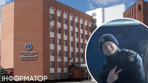 У Дніпрі курсант МВС сфотографувався з тілом загиблої дівчини: університет почав розслідування