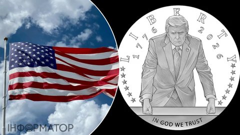 У США випустять золоту монету із зображенням Трампа