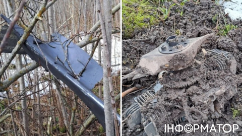 У Латвії впав та вибухнув український дрон