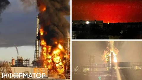 ЗСУ вдарили по НПЗ у Ленінградській області РФ: загорілися установки та резервуари