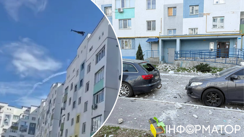 Росіяни вдарили дронами по зупинці транспорту та багатоповерхівці у Харкові: є постраждалі