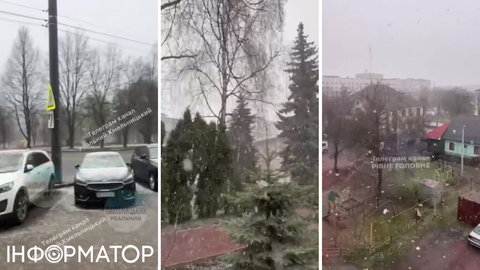 В Україні серед весни випав сніг: які регіони засипає