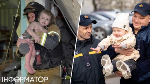 В Одессе из больницы выписали раненую во время атаки 2-летнюю девочку: встречали ребенка ее спасатели