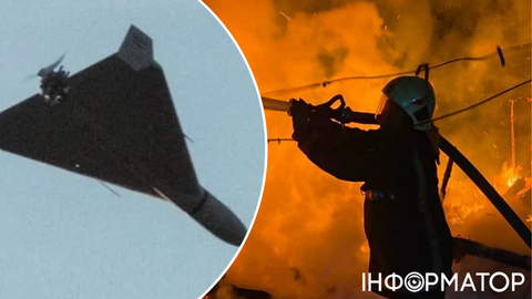 Росіяни вдарили дроном по багатоповерхівці в Харкові: поранено жінку