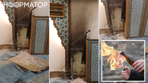 У Львові невідомий кинув коктейлі Молотова в мечеть: інцидент розслідують